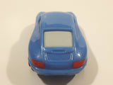 2006 McDonald's Disney Pixar Cars Sally Porsche Light Blue Pullback Plastic Die Cast Toy Car Vehicle