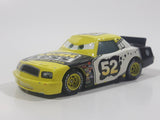 Disney Pixar Cars Leak Less Adult Drip Pans #52 Yellow White Black Die Cast Toy Car Vehicle