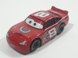 2007 Disney Pixar Cars NASCAR #8 Dale Earnhardt Red Die Cast Toy Race Car Vehicle