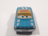 Disney Pixar Cars #11 Mario Andretti Teal Blue Green 427 C.I. Die Cast Toy Race Car Vehicle