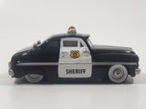 Disney Pixar Cars '49 Merc Police Sheriff Cop Car Black and White Die Cast Toy Car Vehicle
