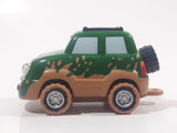 2000 Chevron Mini Cars Freddy 4-Wheeler MC 4 Green and Brown Plastic Die Cast Toy Car Vehicle