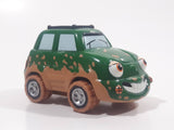 2000 Chevron Mini Cars Freddy 4-Wheeler MC 4 Green and Brown Plastic Die Cast Toy Car Vehicle