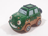 2000 Chevron Mini Cars Freddy 4-Wheeler MC 4 Green and Brown Plastic Die Cast Toy Car Vehicle