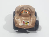 Unknown Brand No. 0001 Very Good New Vs Good Gold Plastic Die Cast Toy Race Car Vehicle