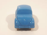 Rare 1980s Lars Kjellme AB Sweden Volkswagen Beetle Blue Plastic Die Cast Toy Car Vehicle