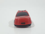 Unknown Brand Fire Rescue Coupe Red Plastic Die Cast Toy Car Vehicle