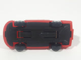 Unknown Brand Fire Rescue Coupe Red Plastic Die Cast Toy Car Vehicle