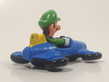 2014 McDonald's Nintendo Switch Mario Kart 8 Deluxe Luigi Blue Plastic Toy Car Vehicle