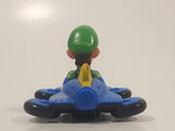 2014 McDonald's Nintendo Switch Mario Kart 8 Deluxe Luigi Blue Plastic Toy Car Vehicle