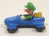 2014 McDonald's Nintendo Switch Mario Kart 8 Deluxe Luigi Blue Plastic Toy Car Vehicle