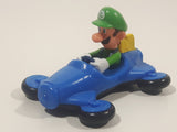 2014 McDonald's Nintendo Switch Mario Kart 8 Deluxe Luigi Blue Plastic Toy Car Vehicle