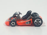 2001 Hot Wheels Go Kart #6 Neon Orange Die Cast Toy Car Vehicle