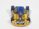 2002 Hot Wheels Go Kart Yellow Die Cast Toy Car Vehicle
