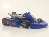Unknown Brand Mogoya Super Uni #8 Blue Go Kart Die Cast Toy Race Car Vehicle 5" Long