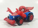 2003 Maisto Marvel Spider-Man Red and Blue Die Cast Toy Race Car Vehicle