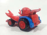 2003 Maisto Marvel Spider-Man Red and Blue Die Cast Toy Race Car Vehicle