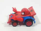 2003 Maisto Marvel Spider-Man Red and Blue Die Cast Toy Race Car Vehicle