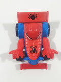 2003 Maisto Marvel Spider-Man Red and Blue Die Cast Toy Race Car Vehicle