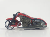 1999 Hot Wheels Scorchin' Scooter Motorcycle Duncan's Motorcycles Red Die Cast Toy Motorbike Vehicle