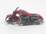 1999 Hot Wheels Scorchin' Scooter Motorcycle Duncan's Motorcycles Red Die Cast Toy Motorbike Vehicle
