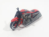 1999 Hot Wheels Scorchin' Scooter Motorcycle Duncan's Motorcycles Red Die Cast Toy Motorbike Vehicle