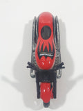 1999 Hot Wheels Scorchin' Scooter Motorcycle Duncan's Motorcycles Red Die Cast Toy Motorbike Vehicle