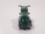 2006 Hot Wheels Open Stock Scorchin' Scooter Motorcycle Metalflake Dark Green Die Cast Toy Motorbike Vehicle