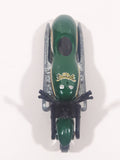 2006 Hot Wheels Open Stock Scorchin' Scooter Motorcycle Metalflake Dark Green Die Cast Toy Motorbike Vehicle