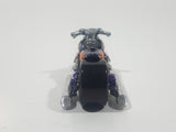 2008 Hot Wheels Rebel Rides Airy 8 Metalflake Purple Motorcycle Die Cast Toy Vehicle