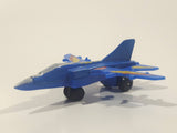 J88 Airline Fighter Jet Air Plane Blue Die Cast Toy Vehicle