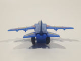 J88 Airline Fighter Jet Air Plane Blue Die Cast Toy Vehicle
