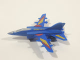 J88 Airline Fighter Jet Air Plane Blue Die Cast Toy Vehicle