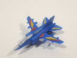 J88 Airline Fighter Jet Air Plane Blue Die Cast Toy Vehicle
