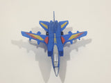 J88 Airline Fighter Jet Air Plane Blue Die Cast Toy Vehicle