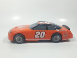 NASCAR #20 Tony Stewart The Home Depot Orange Plastic Die Cast Toy Car Vehicle 8" Long