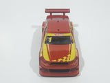 2008 Hot Wheels Amazoom Orange Yellow Die Cast Toy Car Vehicle