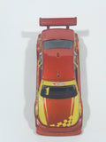 2008 Hot Wheels Amazoom Orange Yellow Die Cast Toy Car Vehicle