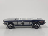 2002 Hot Wheels '65 Mustang Convertible Silver Die Cast Toy Car Vehicle