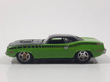 2004 Hot Wheels 100% Preferred: Mopar Performance Parts '70 Plymouth AAR Cuda Green and Black Die Cast Toy Muscle Car Vehicle