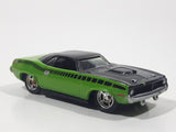 2004 Hot Wheels 100% Preferred: Mopar Performance Parts '70 Plymouth AAR Cuda Green and Black Die Cast Toy Muscle Car Vehicle