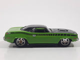 2004 Hot Wheels 100% Preferred: Mopar Performance Parts '70 Plymouth AAR Cuda Green and Black Die Cast Toy Muscle Car Vehicle