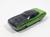 2004 Hot Wheels 100% Preferred: Mopar Performance Parts '70 Plymouth AAR Cuda Green and Black Die Cast Toy Muscle Car Vehicle