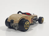 2000 Hot Wheels First Editions Deuce Roadster Gold Die Cast Toy Hot Rod Car Vehicle