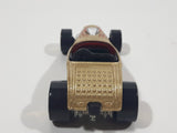 2000 Hot Wheels First Editions Deuce Roadster Gold Die Cast Toy Hot Rod Car Vehicle