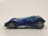 2009 Hot Wheels Sharkbite Bay Sinistra Blue Die Cast Toy Car Vehicle
