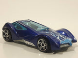 2009 Hot Wheels Sharkbite Bay Sinistra Blue Die Cast Toy Car Vehicle