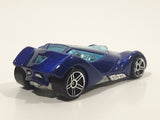 2009 Hot Wheels Sharkbite Bay Sinistra Blue Die Cast Toy Car Vehicle