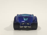 2009 Hot Wheels Sharkbite Bay Sinistra Blue Die Cast Toy Car Vehicle