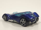 2009 Hot Wheels Sharkbite Bay Sinistra Blue Die Cast Toy Car Vehicle